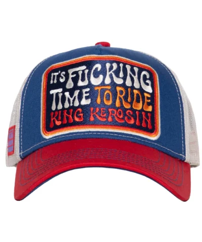 Trucker Cap It's Fucking Time To Ride Front view
