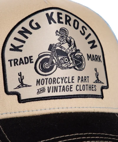 Trucker Cap Motorcycle Part and Vintage Clothes Zoom Front